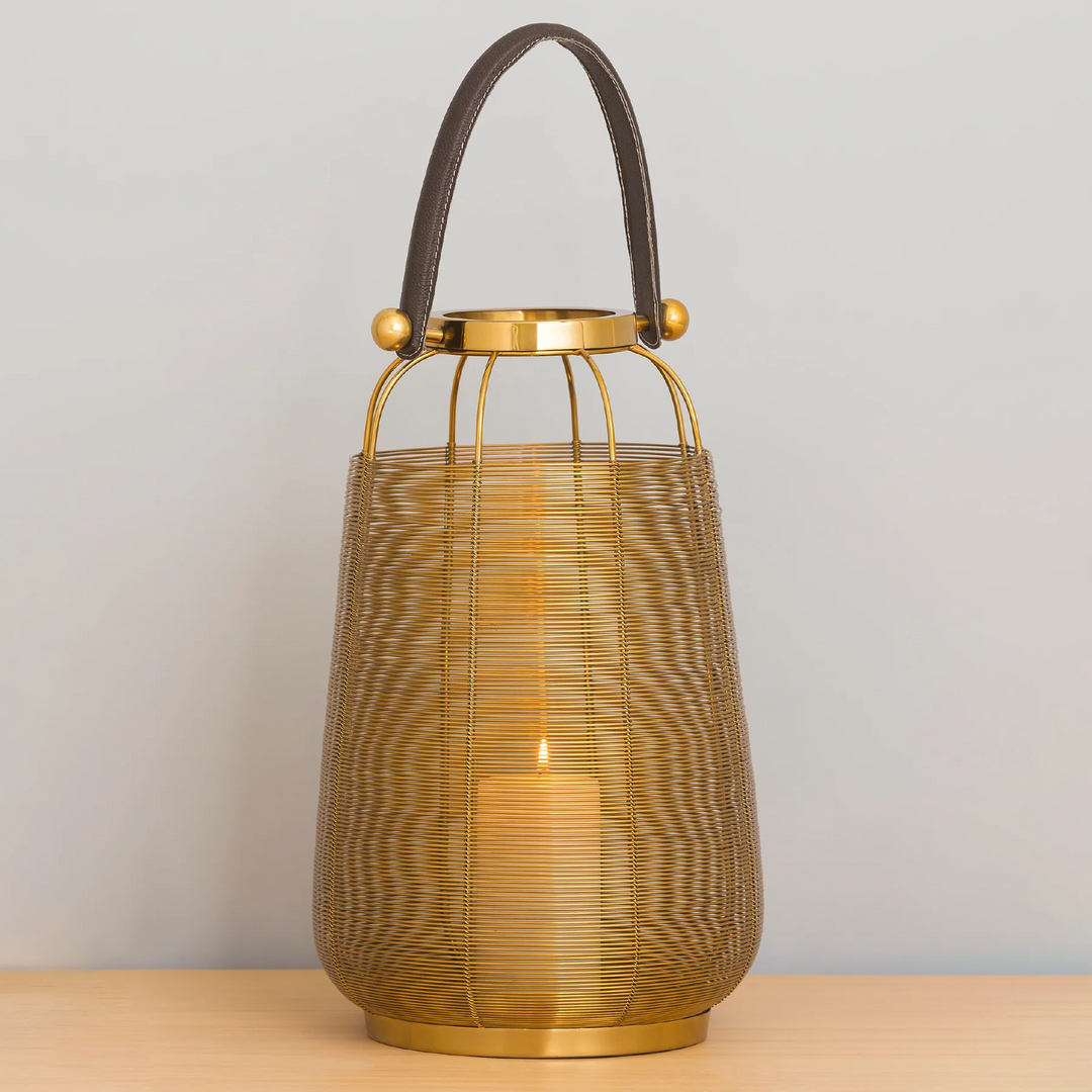 New Age Nordic Gold Lantern