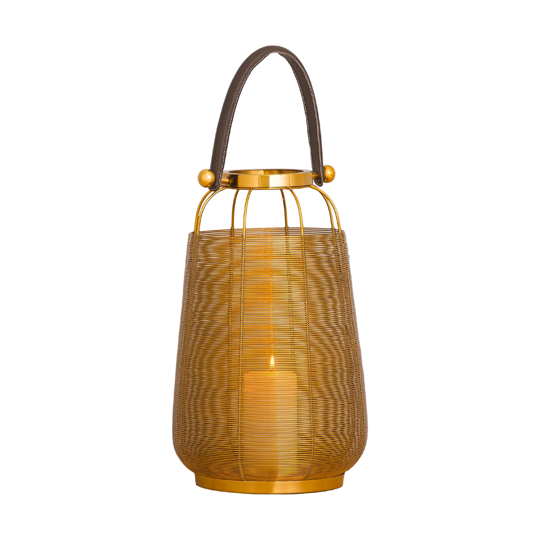 New Age Nordic Gold Lantern