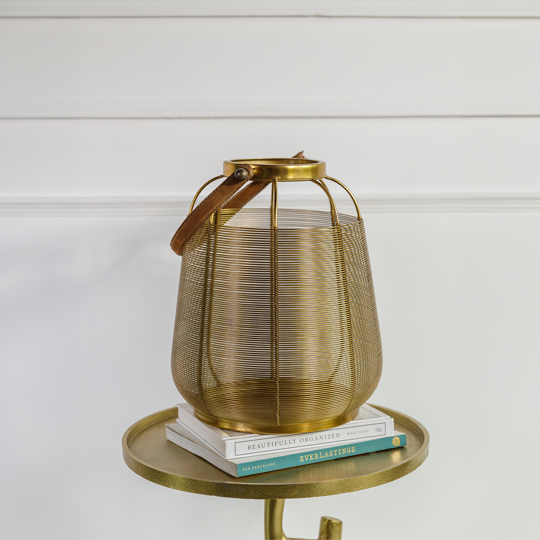 New Age Nordic Gold Lantern