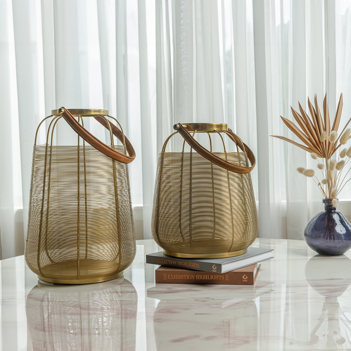 New Age Nordic Gold Lantern