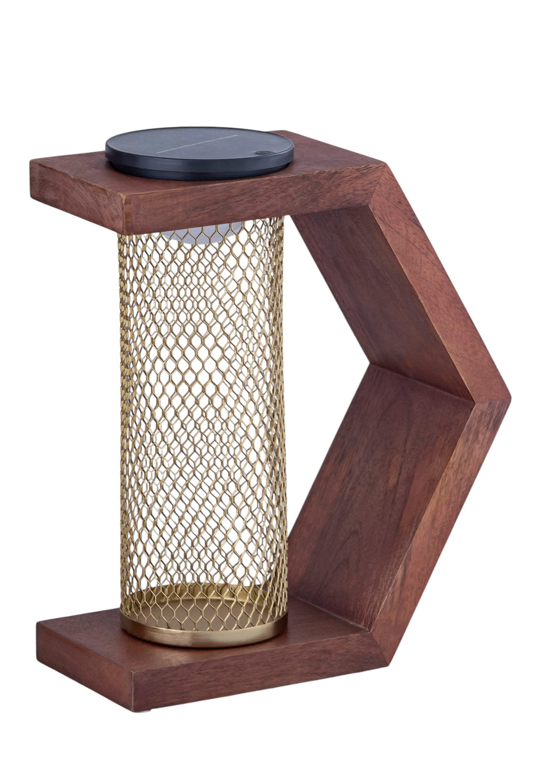 Solar Lantern, Golden Mesh Solar Glow Lantern