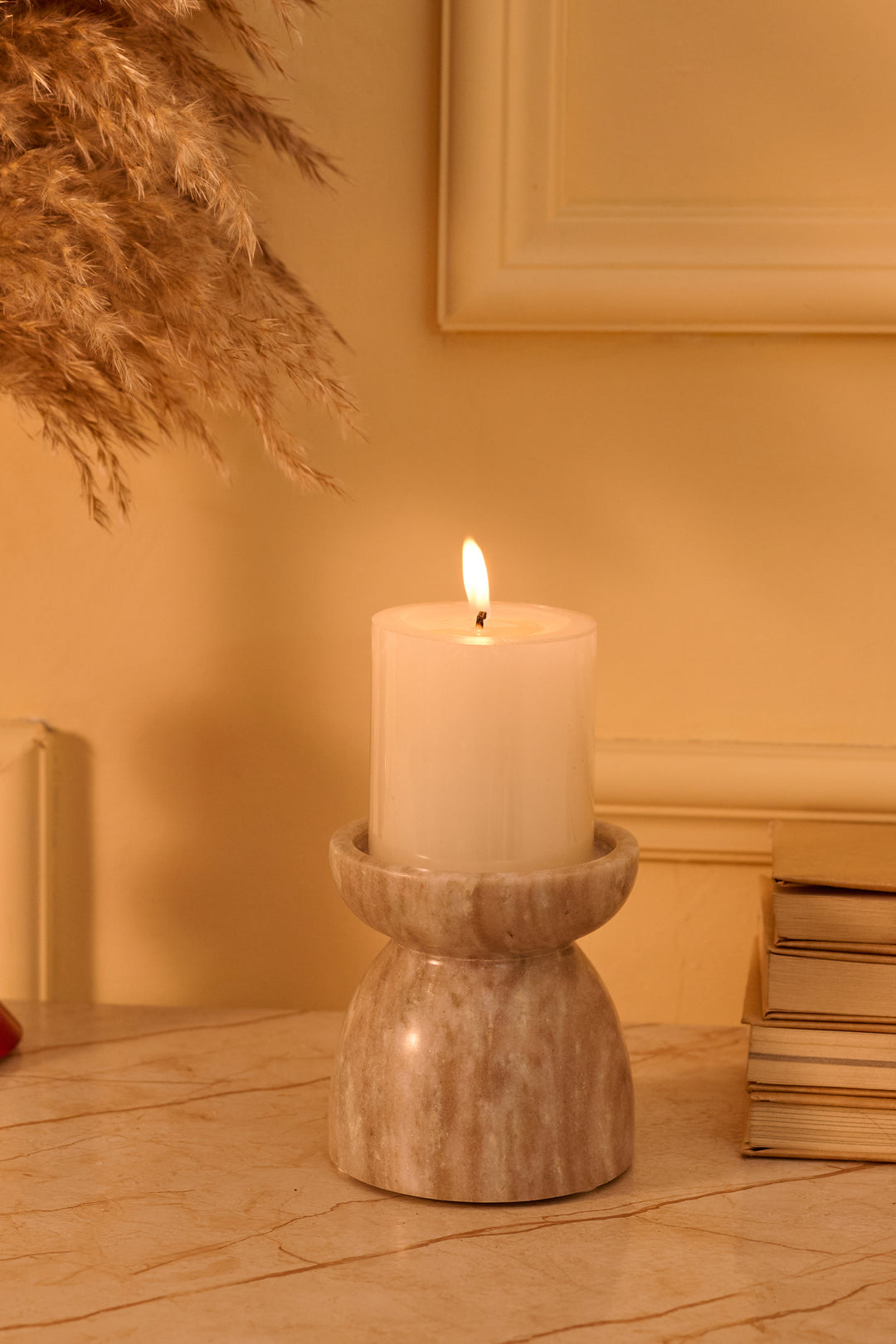 Marble Candle Holder