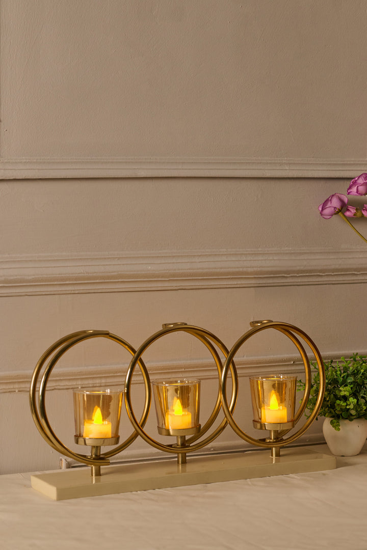 Matallic Candle Holder