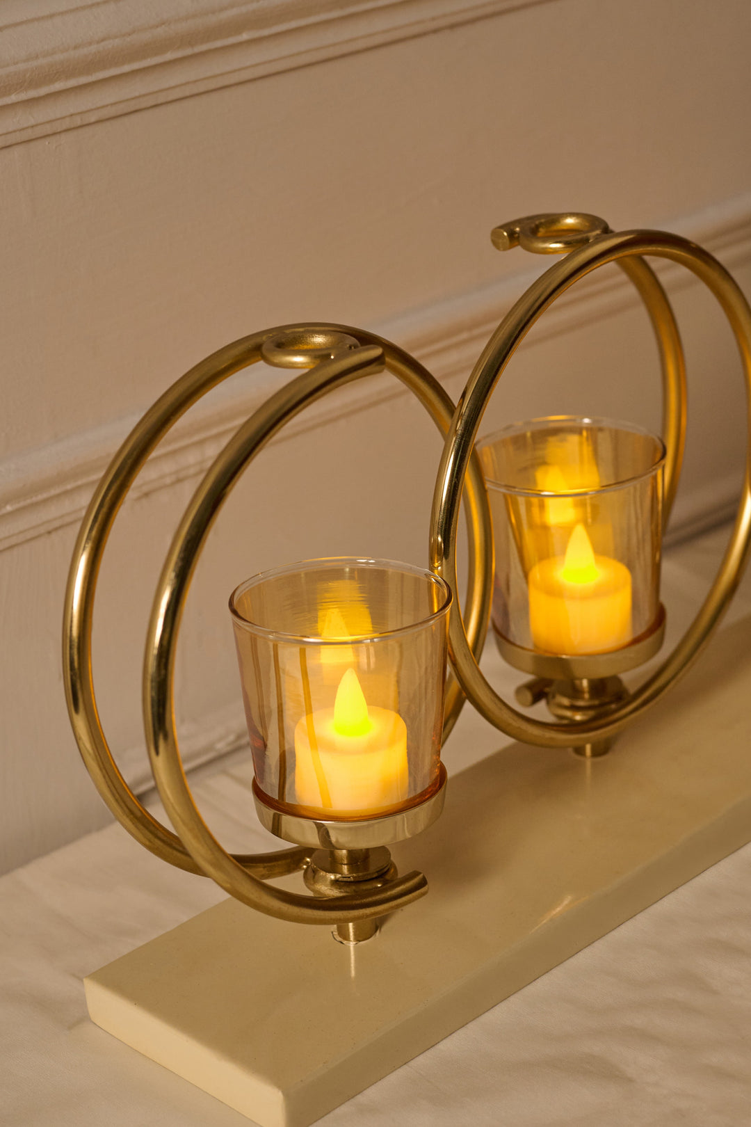 Matallic Candle Holder