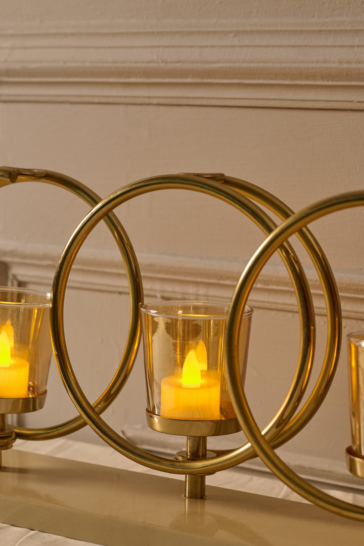 Matallic Candle Holder