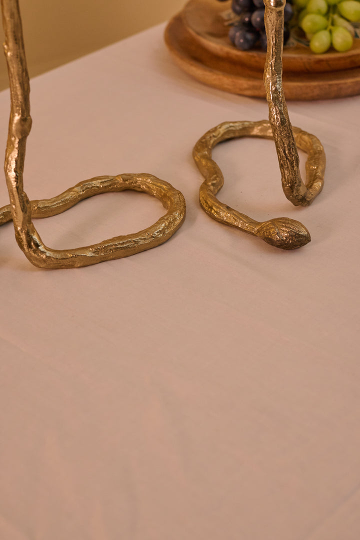 SET OF 2- CANDLE HOLDER