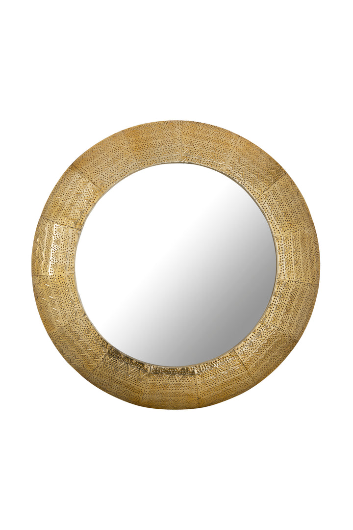 Karigar Antique Round Wall Mirror